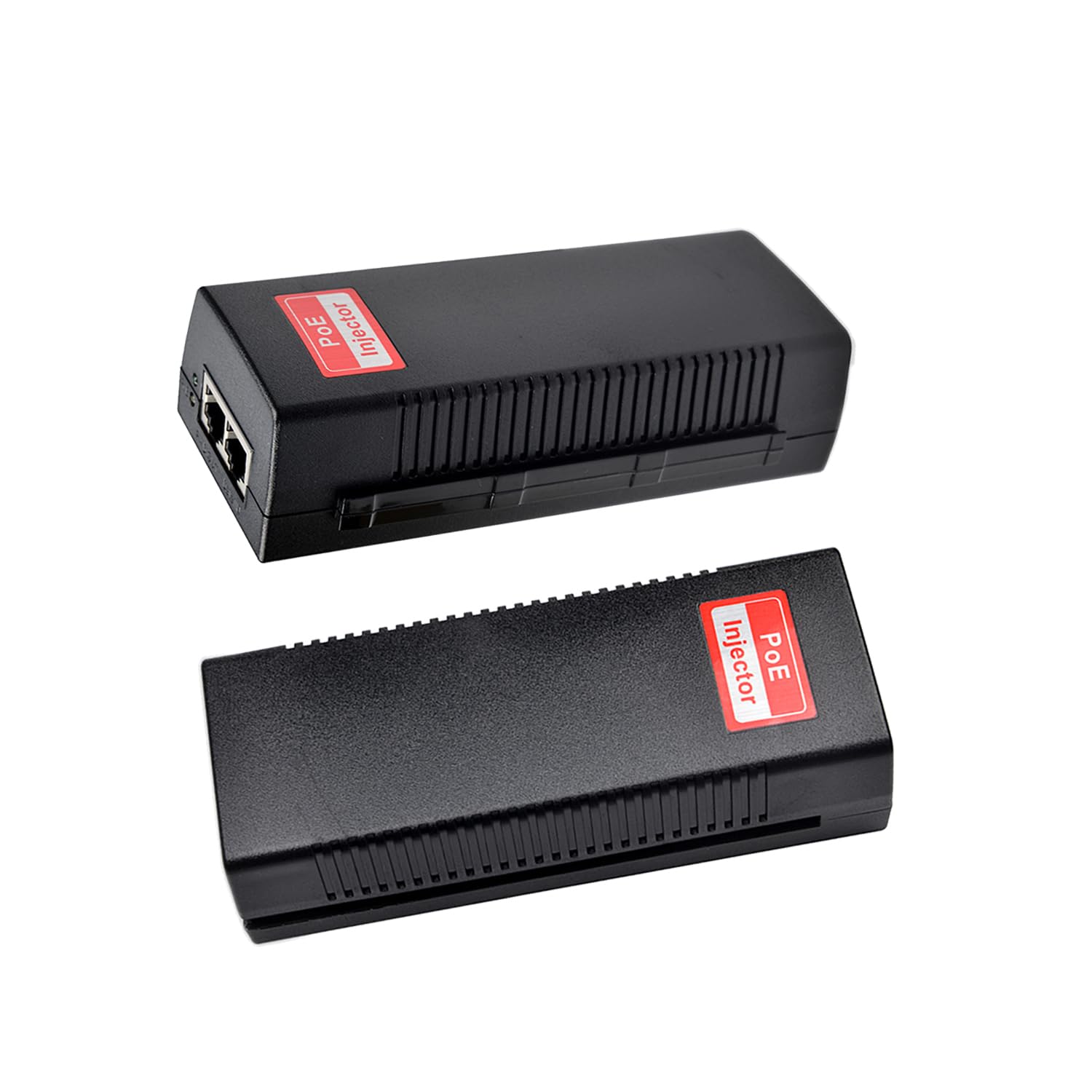 Revotech Gigabit 90W PoE++ Inyector Adaptador, IEEE 802.3bt Activo PoE+/PoE++ 54-56V, 10/100/1000Mbps, Distancia 100M, Plug and Play para Inalámbricos Ap/PTZ/Videoteléfonos (PSE90G)