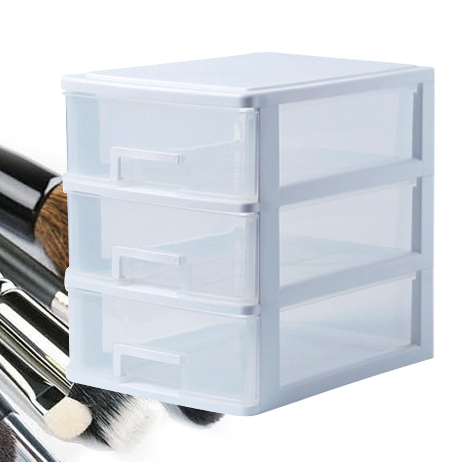 Cajones de almacenamiento transparentes para ver y ordenar tu cuidado de la piel