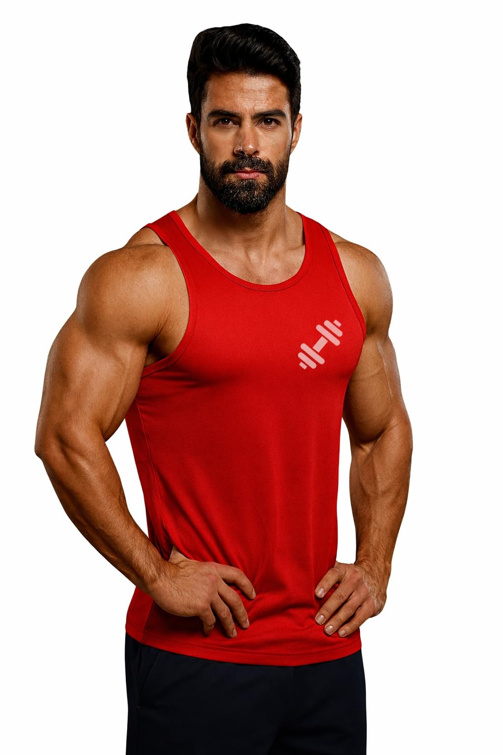 3colors 3Colours RGB Men's Active Wear Sleeveless Tank top, Gym Vest, Leisure wear Atheletic Fit NCUT-GYMRAT-picture-39