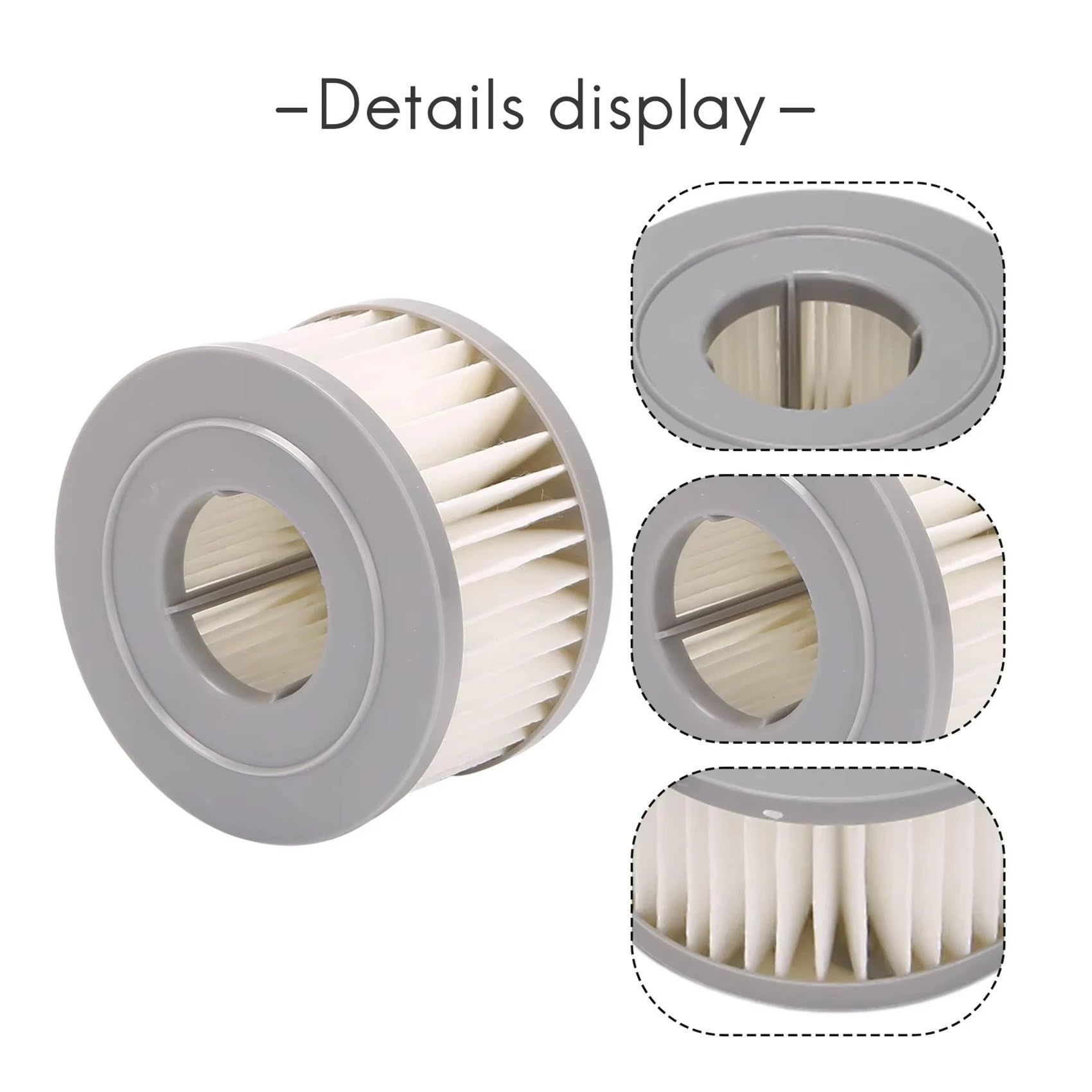 Elementos filtrantes, Compatible con Xiaomi, Compatible con JIMMY, JV85/JV85Pro/H9PRO A6/A7/A8 Filtro HEPA Accesorios for aspiradoras inalámbricas de Mano(6pcs)