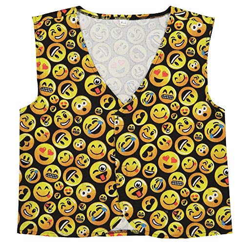 Dress Up America Emoticon Printed Vest for Adults3