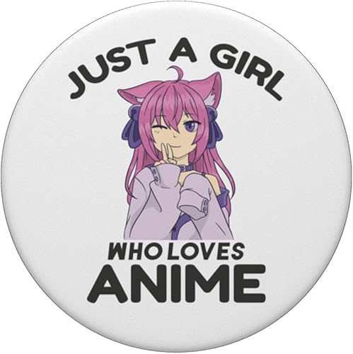 Miniatura 3 de Solo una chica que ama PopSockets de anime intercambiables PopGrip
