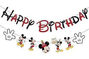Exceptional Mickey Mouse Birthday Banner: A Touch of Disney Charm for Special Celebrations