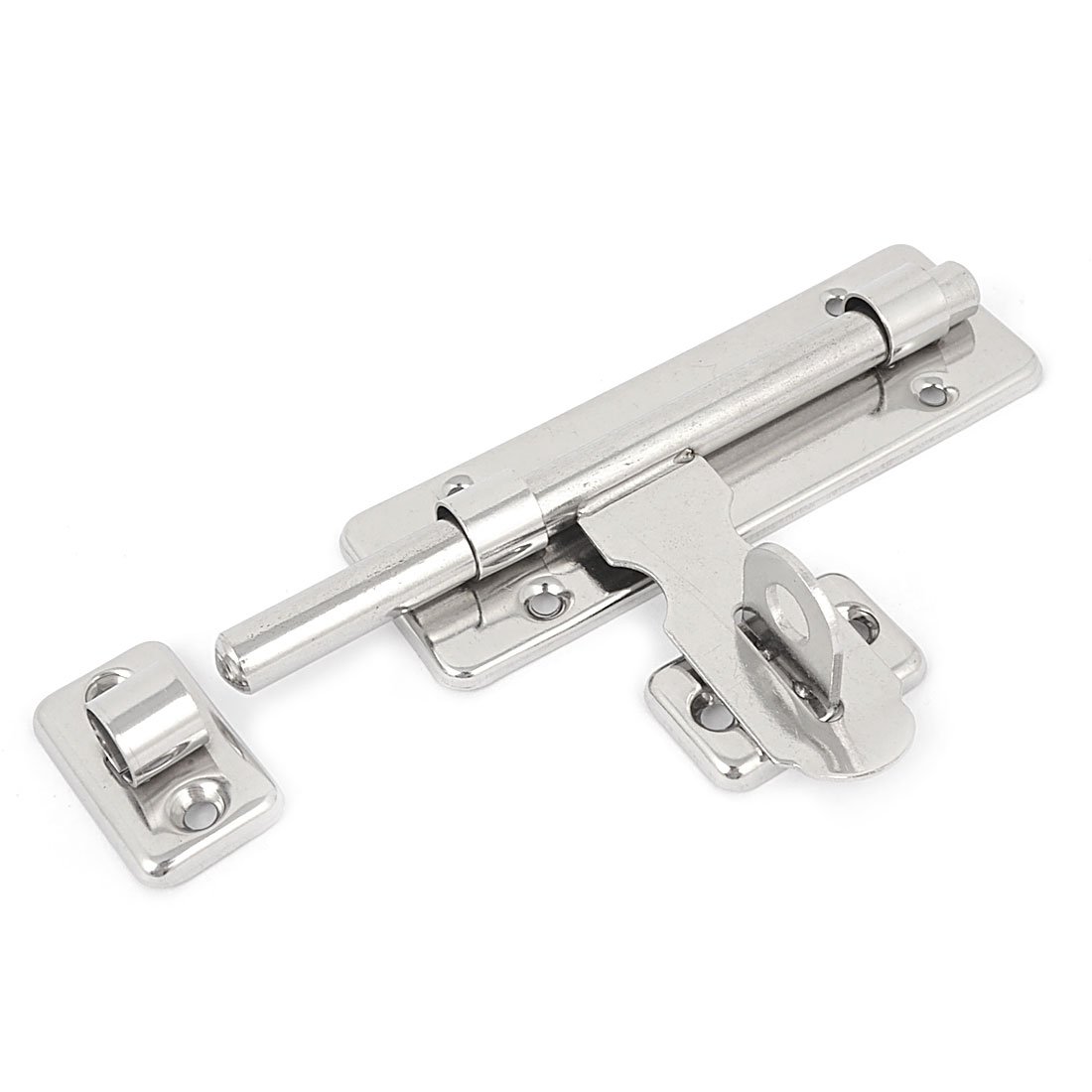 Aexit Silver Tone Padlocks & Hasps Stainless Steel Cupboard