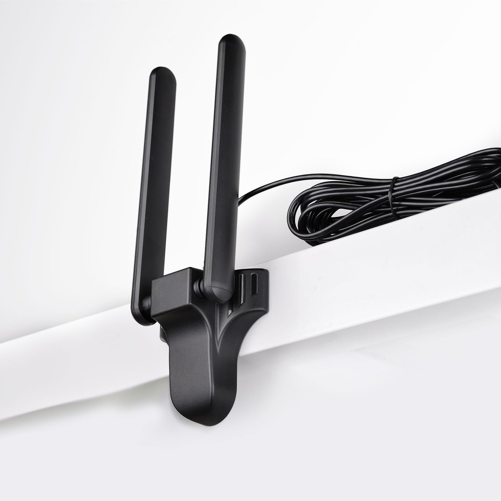 Bingfu Antenna WiFi 6E Base Magnetica, Antenna Tri-Banda 2.4/5.8/6 GHz 3 dBi RP-SMA con Cavo 2 m per Router Wi-Fi, Scheda di Rete Wireless PCIe, Adattatori USB, PC Desktop