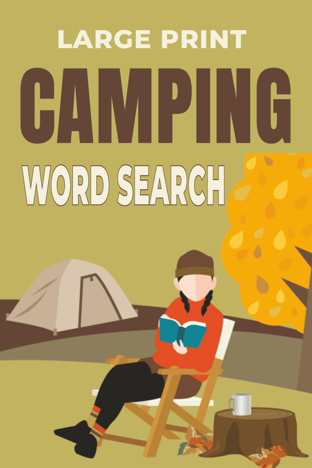 Large Print Camping Word Search Puzzle Book