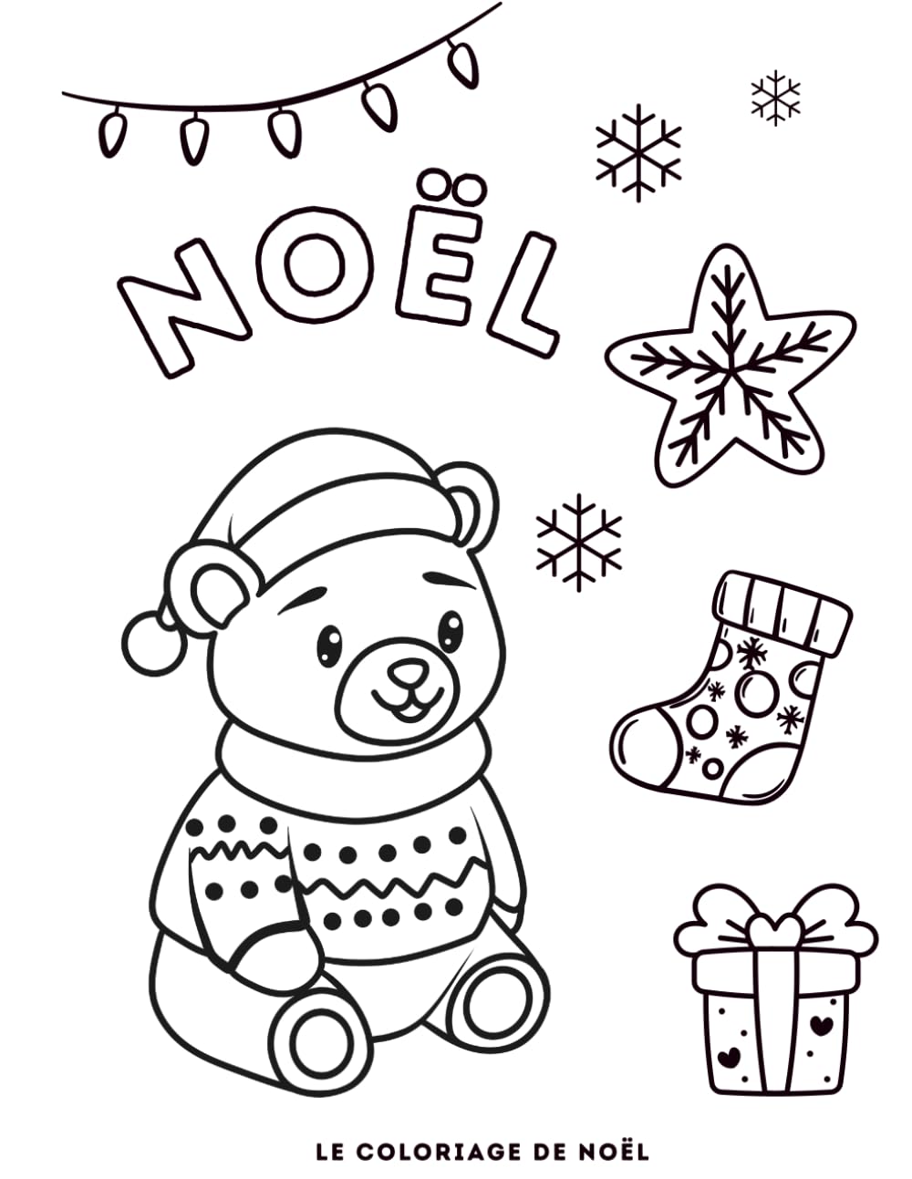 Mon cahier de coloriage de Noël