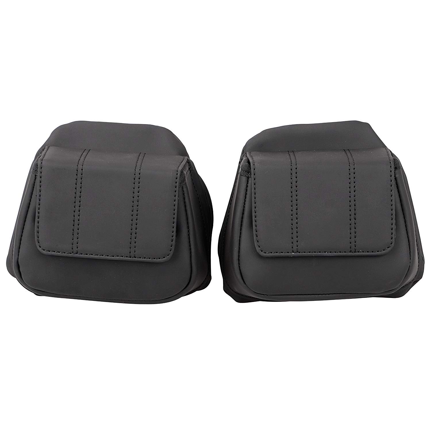 YDLMT 1 Pair Black Motorcycle Lower Fairing Tool Bag Panel Door Pockets Fit for Harley Touring Electra Glide Street Glide Road Glide Tri Glide Ultra Limited CVO 2014-2023