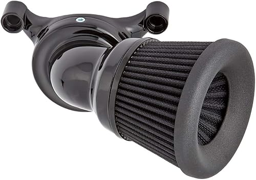 Arlen Ness 81-202 Velocity Kit de filtro de aire de 65 grados - Negro