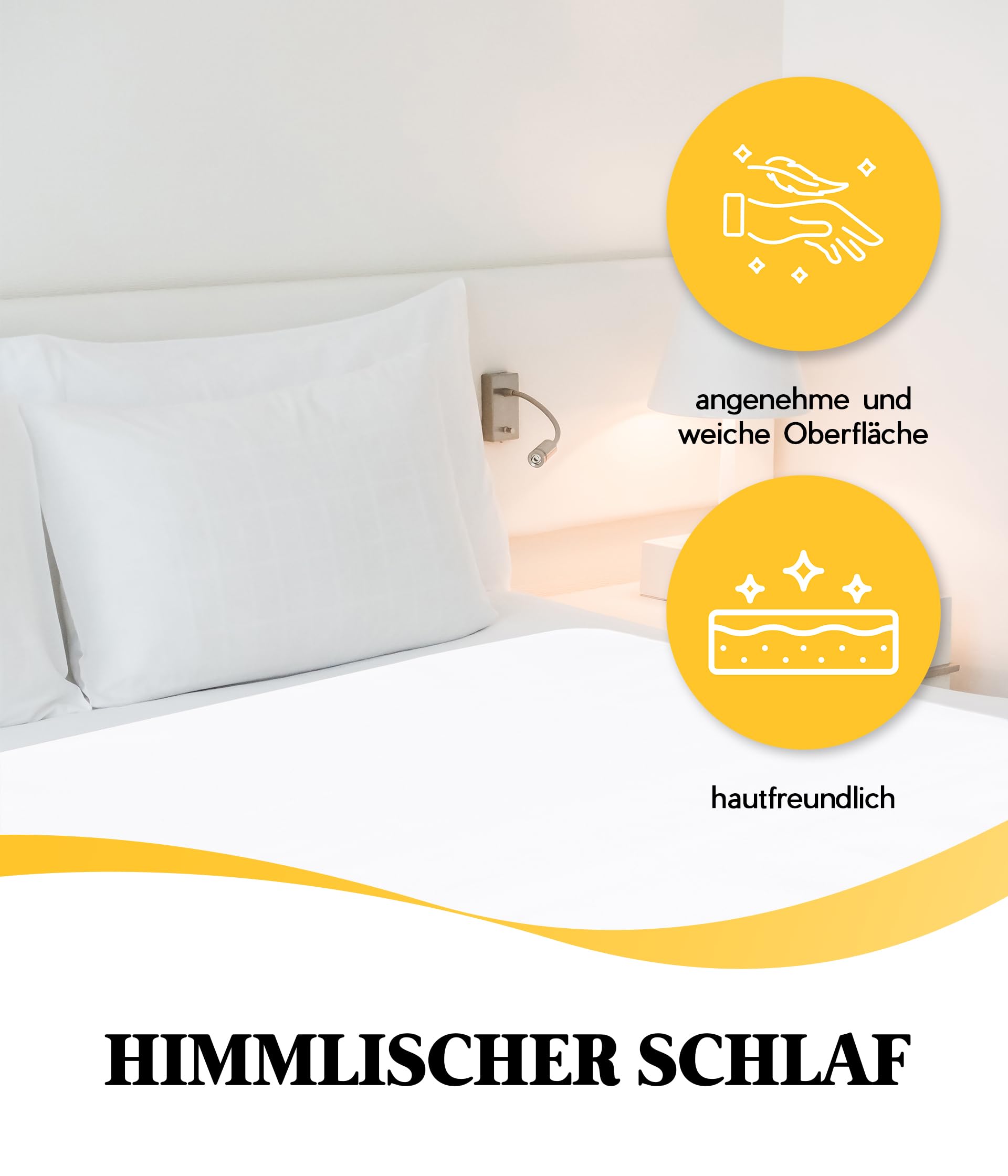 Medicline Molton Matratzenauflage wasserdicht & waschbar 200x200 Matratzenschoner - Inkontinenz Bettauflage aus Molton - Matratzenschutz-atmungsaktiv mit 4 Eckgummis