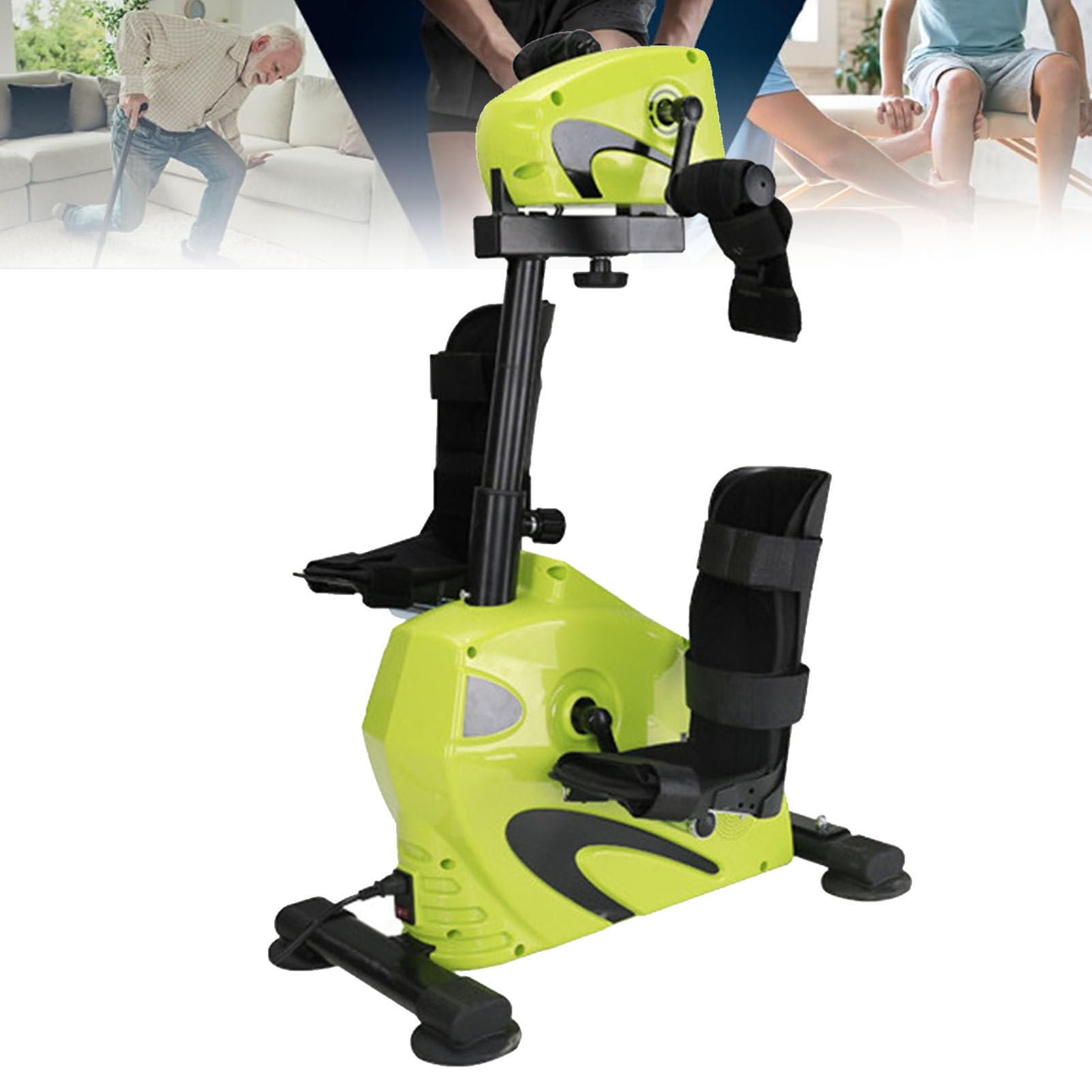 YNIYUJKL Electric Exercise Bikes/Bicycles For People, Electric Pedal Trainers With Leg Protection Braces, Rehabilitation Trainers For The Elderly