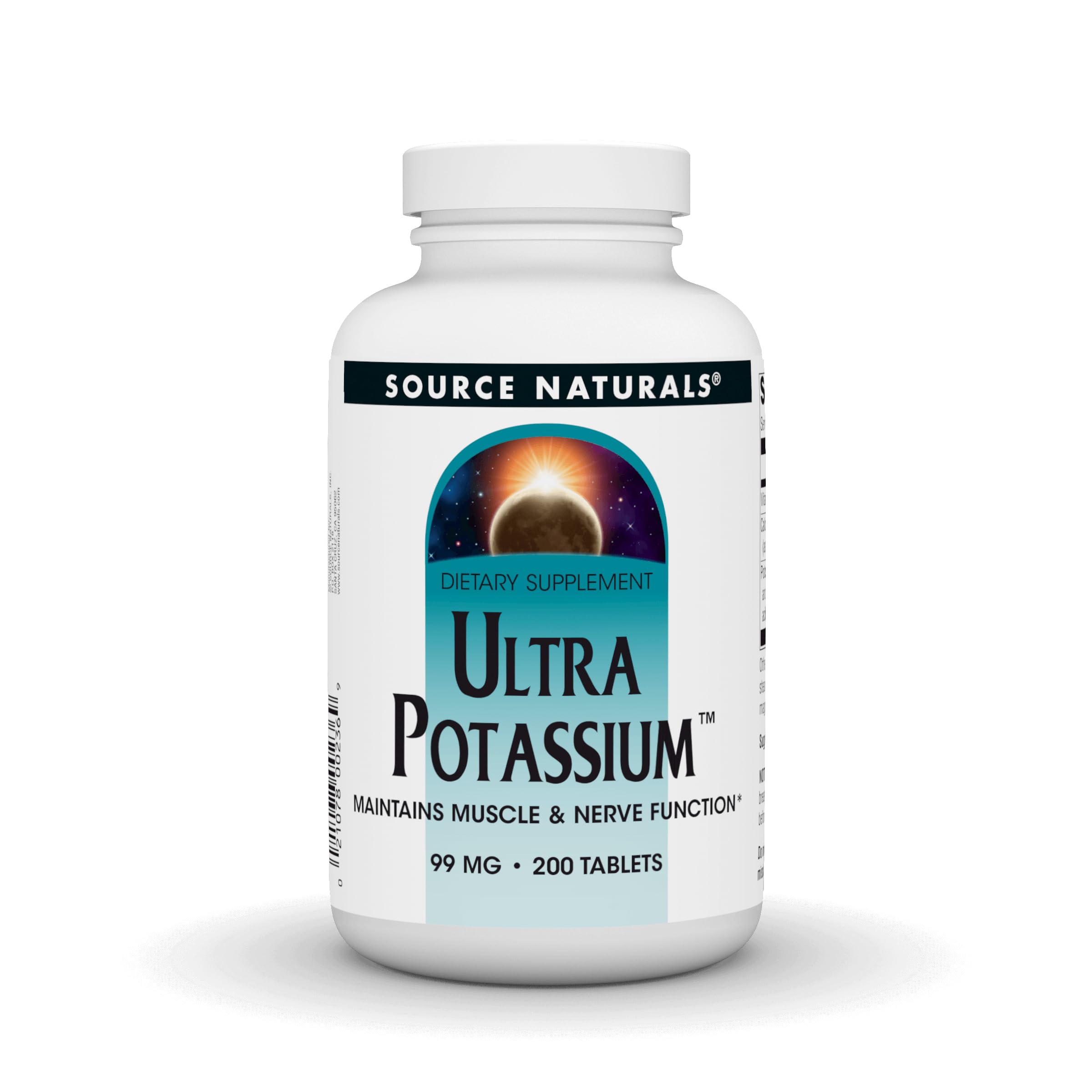 Source Naturals Ultra Potassium, 99 mg - 200 Tablets