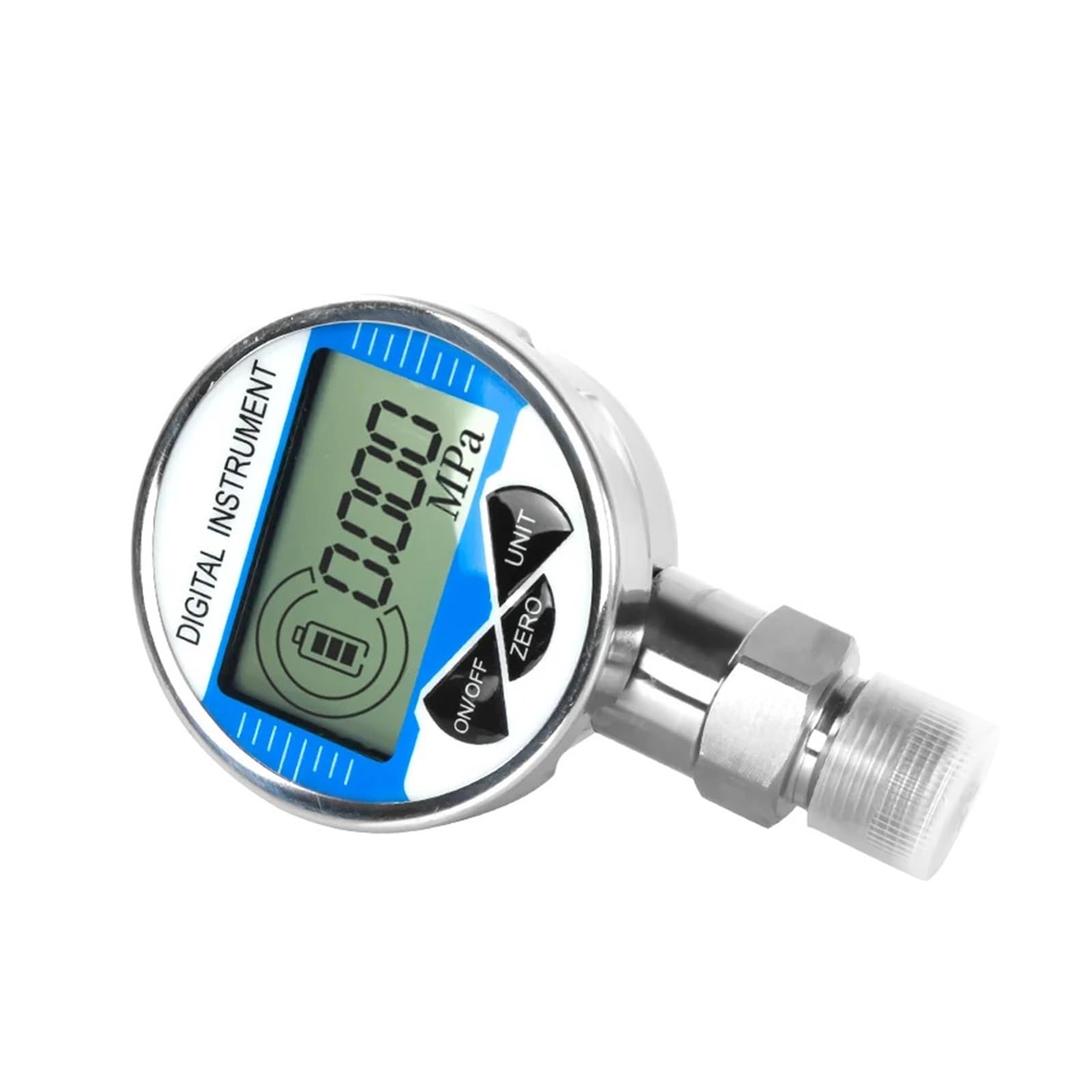 Manómetro, Medidor de presión con pantalla LCD Radial, medidor de presión de Gas, agua, aire y combustible, esfera de 60mm, 0-30Mpa, 0-40Mpa, 0-60Mpa, rosca G1/4, 0-400bar