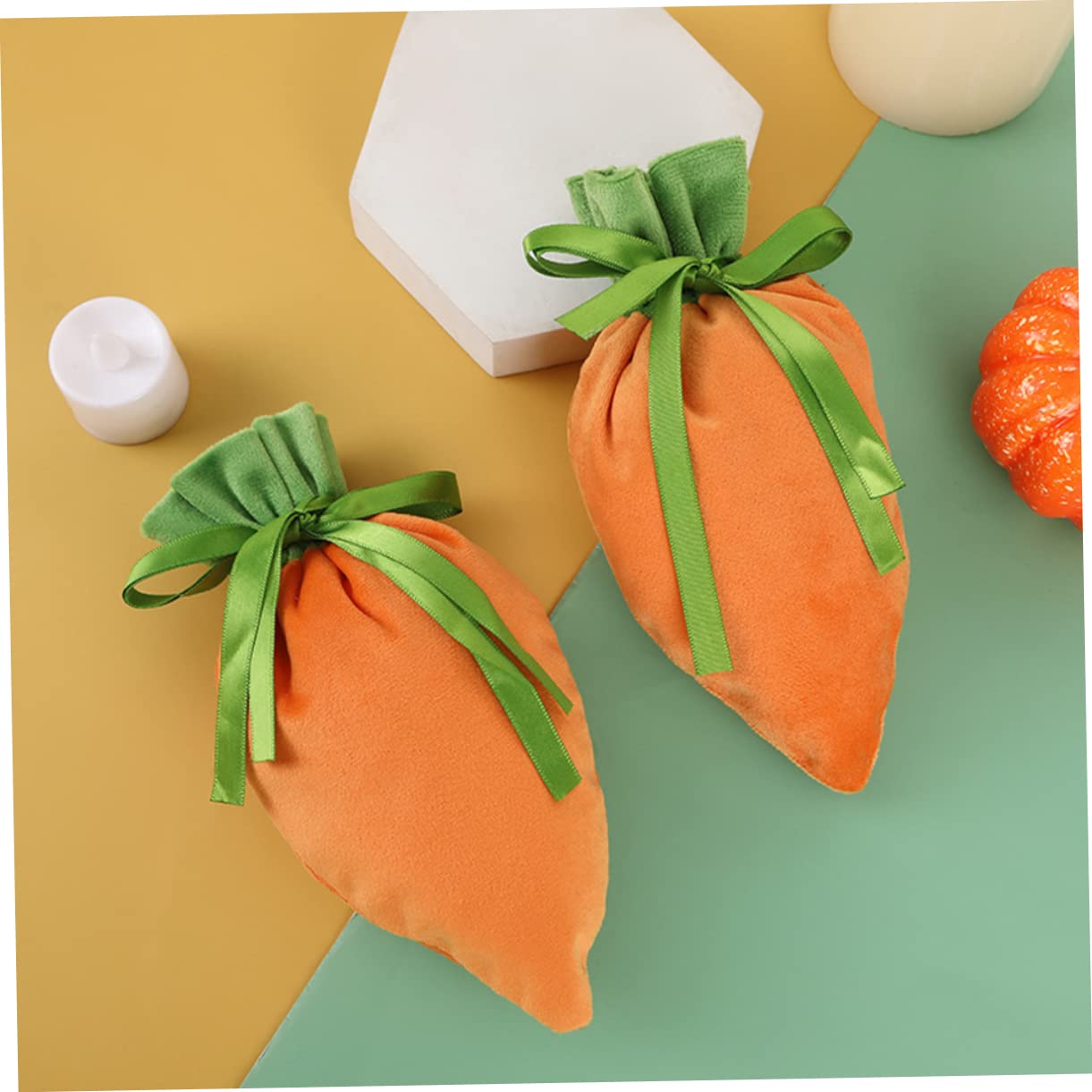 COLLBATH 4 Sätze Süßigkeiten Taschen Klein Süßigkeitenbeutel Favorisieren Taschen Behandeln Party Geburtstag Kordelstring Hasentasche Brottüten Brotspeicherbeutel Tuch 4 Stück * 4