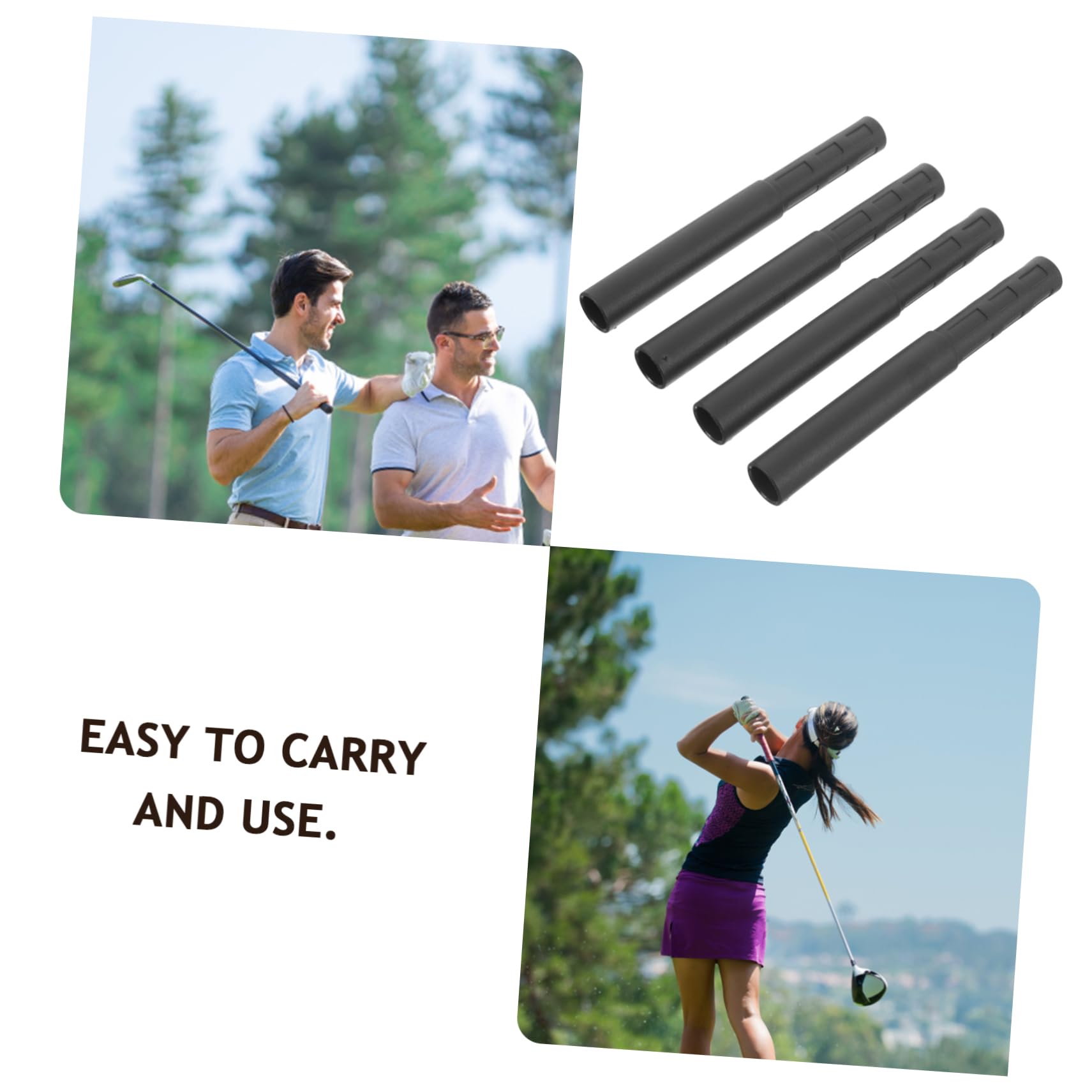 Yardwe Extender Für Golfschläger Golfschaftverlängerung Carbonfaser-verlängerungsstange Putterwelle Erweiterungen Für Golfschläger Tragbare Club-Extender Golfverlängerungen