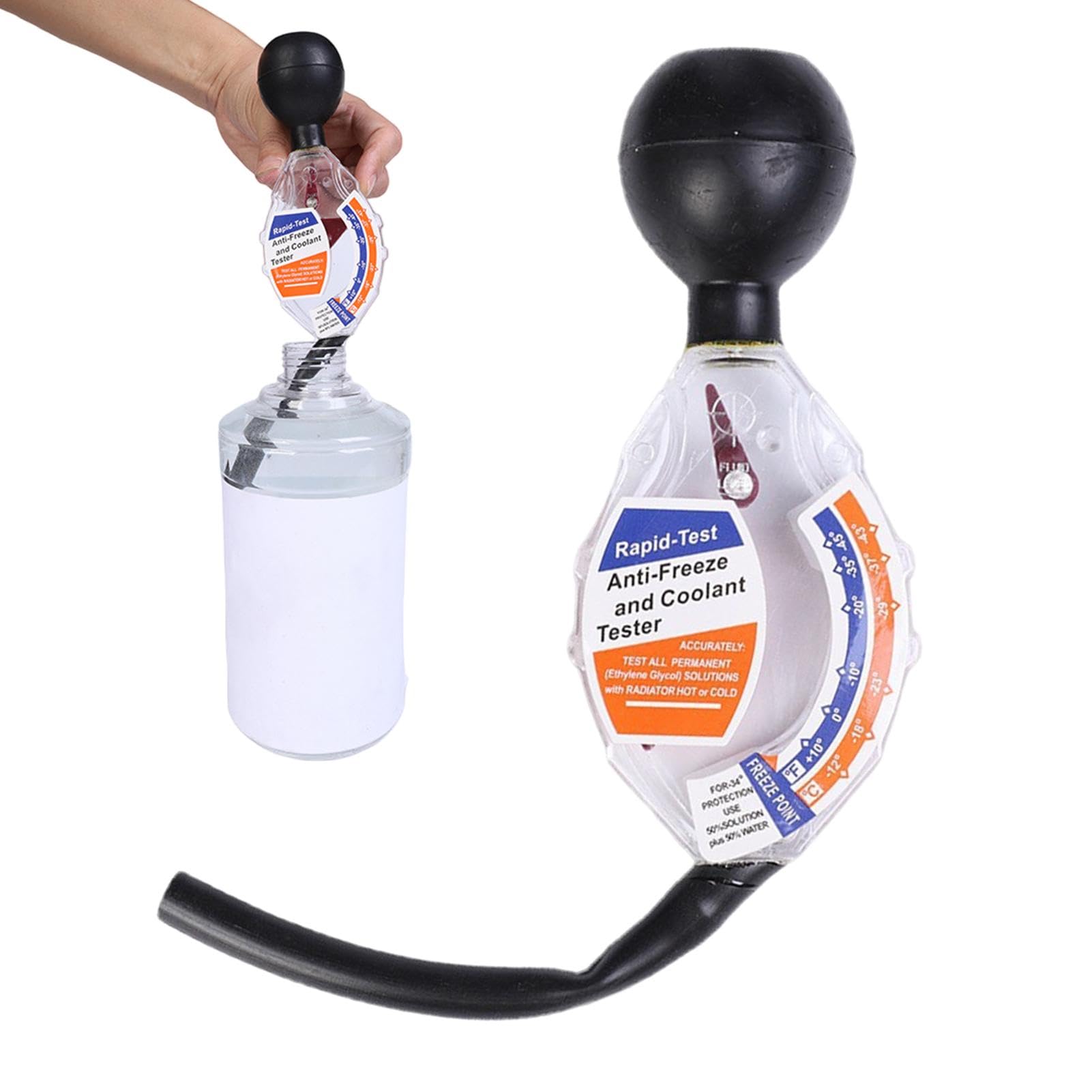 Automotive Antifreeze Tester, Hydrometer Tester Dial Type Antifreeze Coolant Car Battery Liquid Densitometer for Coolant Hydrometer Tester