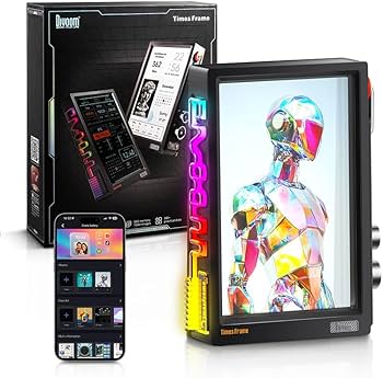 Amazon | Divoom Times Frame デジタルフォトフレーム 【超高速Wi-Fi6