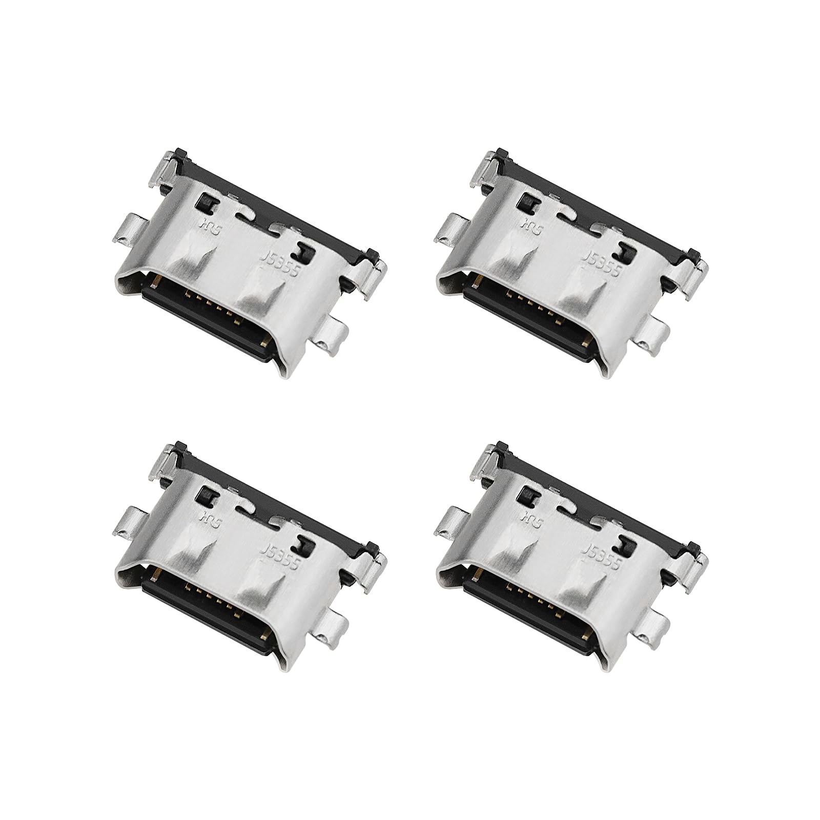 ECSiNG 4PCS USB Type C Charging Port Connector Socket Charger Component Compatible with Huawei Matebook D15 Boh-WAQ9R Replacement Parts