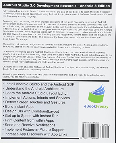 Android Studio 3.0 Development Essentials - Android 8 Edition