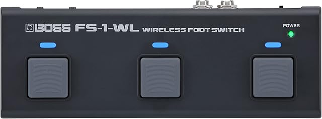 BOSS FS-1-WL Kompaktowy Bezprzewodowy Przełącznik Nożny | Sterowanie Cyfrowymi Aplikacjami Muzycznymi, Filmami z YouTube, DAW, Instrumentami i Innymi poprzez Bluetooth | MIDI