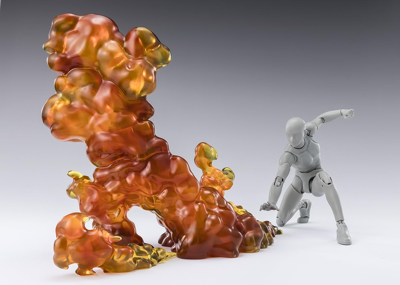 TAMASHII NATIONS 魂EFFECT SMOKE Burst Ver. for S.H.フィギュアーツ 約135mm PVC&ABS製 塗装済みエフェクトパーツ - 4