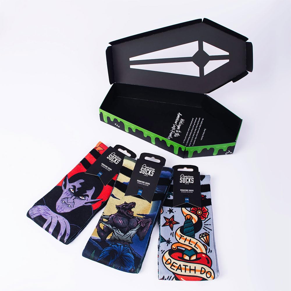 American Socks Calcetines Coffin - Caja de Regalo - S/M