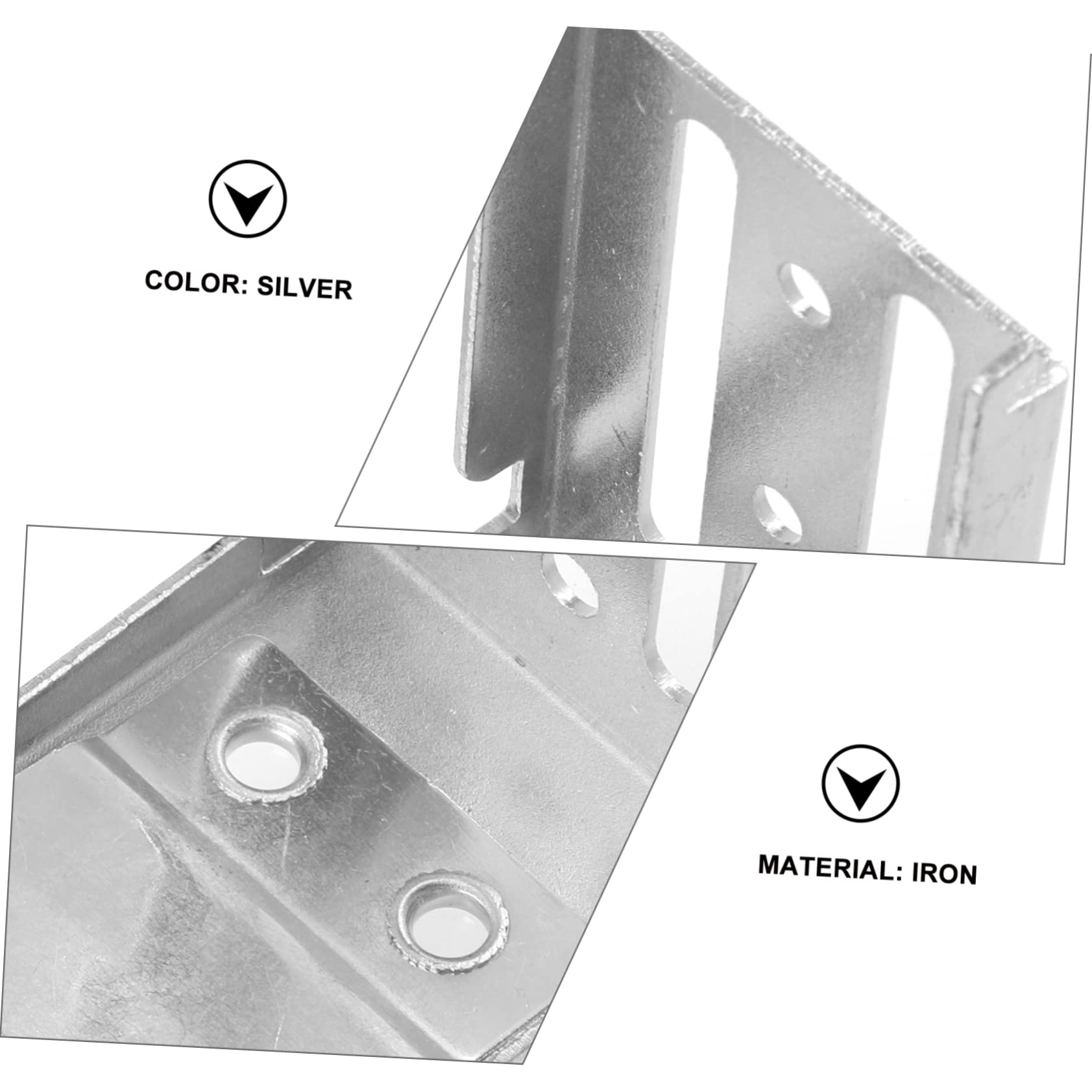 2pcs Curtain Installation Code Blind Vertical Mounting Bracket Curtain Track Mounting Code Curtain Rail Mounting Bracket Home Curtain Supplies Curtain Rail Install Brackets