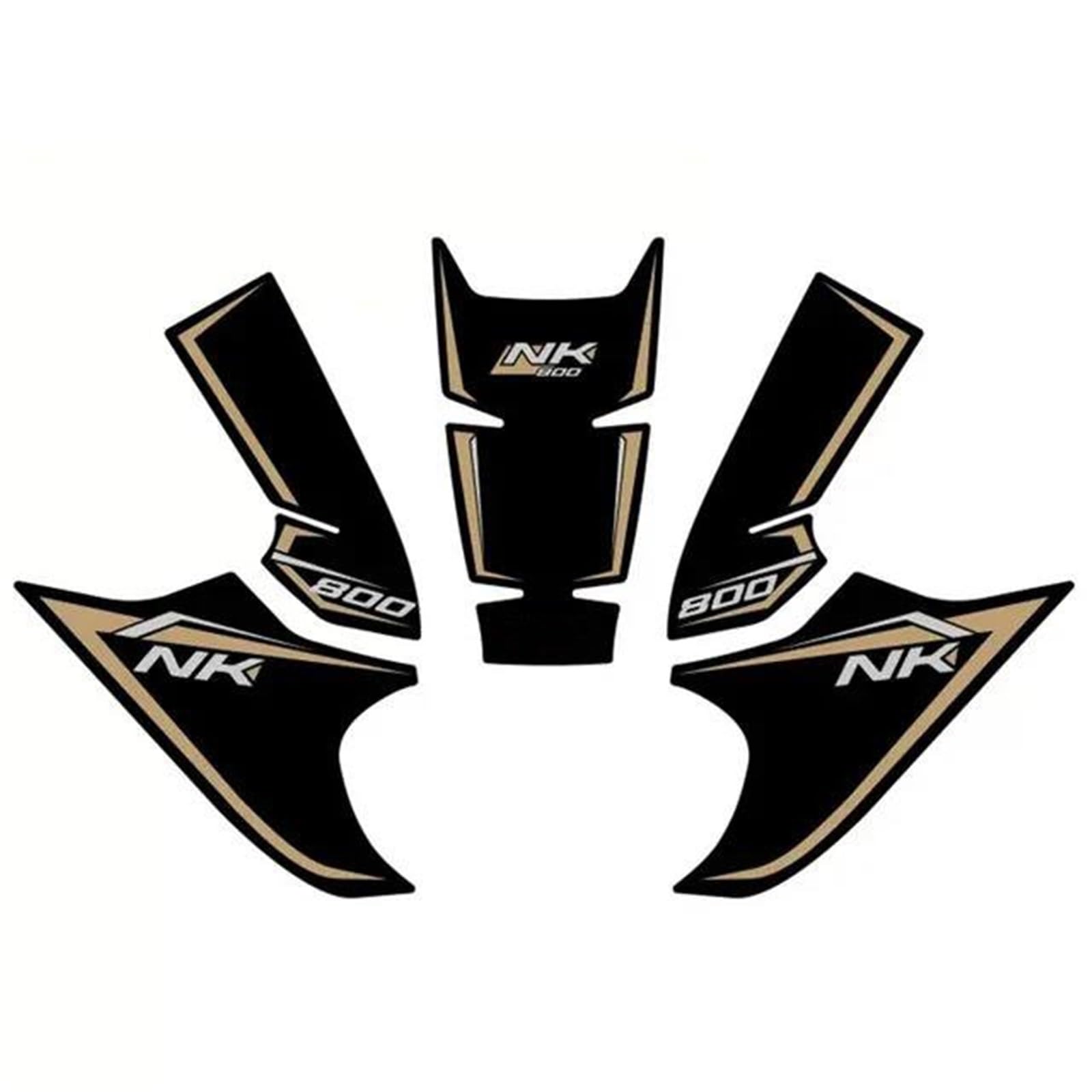 Motorcycle Fuel Tank Pad Protector Guard Sticker Decals Accessories for CFMOTO 800NK 800 NK 2023 Curved Surface(Style 2)