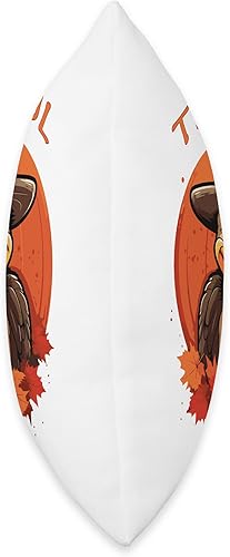 Miniatura 2 de GIS Engineer Funny Thanksgiving Turkey & Fall Throw Pillow, 18x18, Multicolor