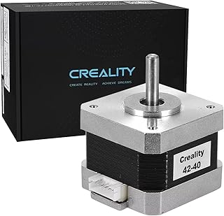 Official Creality 42-40 Stepper Motor for CR-10 X/Y-Axis Extruder Stepping Motor 2 Phase 1A 1.8 Degree 0.4 N.M, Compatible with CR-10 Series and Ender-3 Series E-axis 3D Printer（D-Shape)