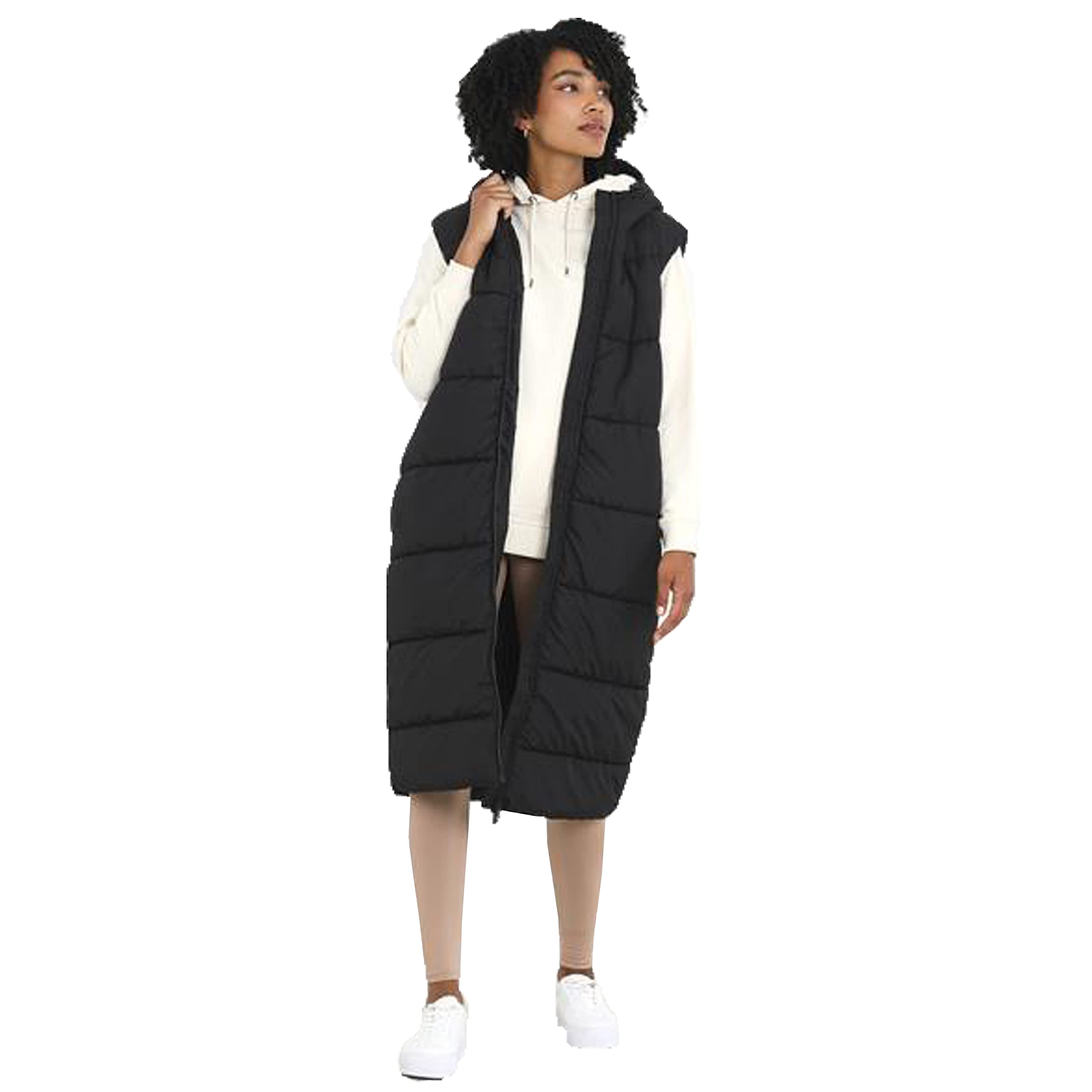 Brave Soul Women's Black ? Denmark ' Gilet Denmark Black Uk 12