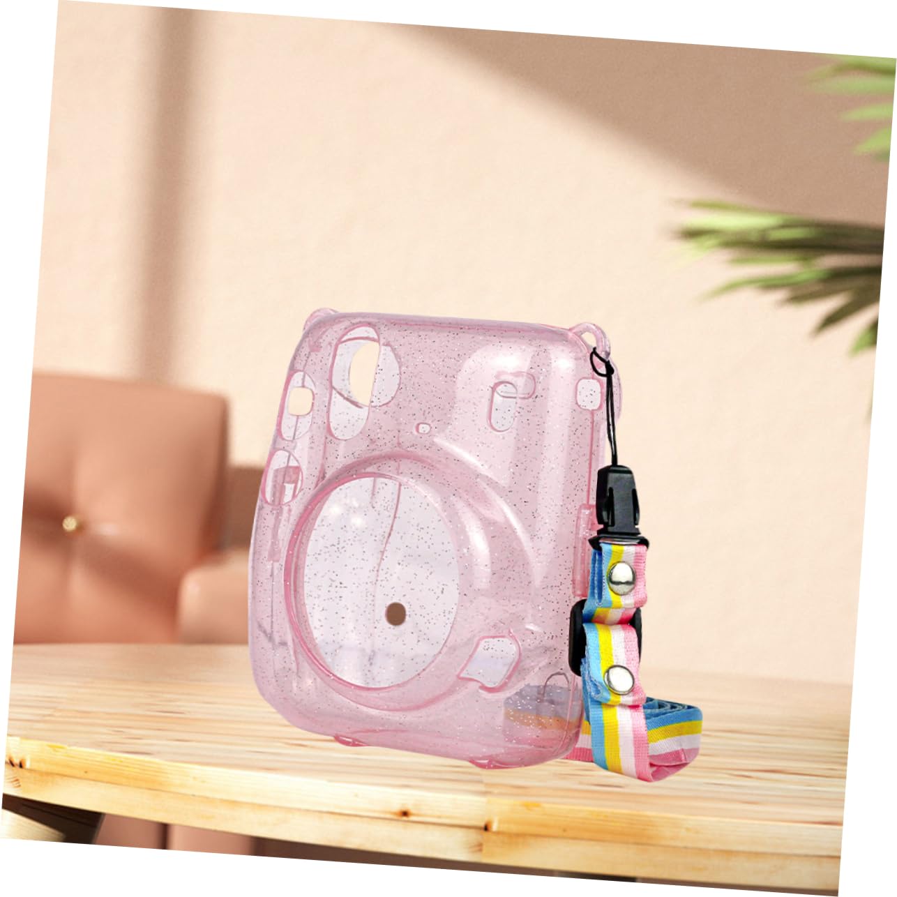 OSALADI Della Fotocamera Per Mini11 Borsa Fotografica in Pvc Per Mini11 Borsa Fotografica Istantanea Fotocamera a Pellicola Istantanea Custodia Per Fotocamera Rosa