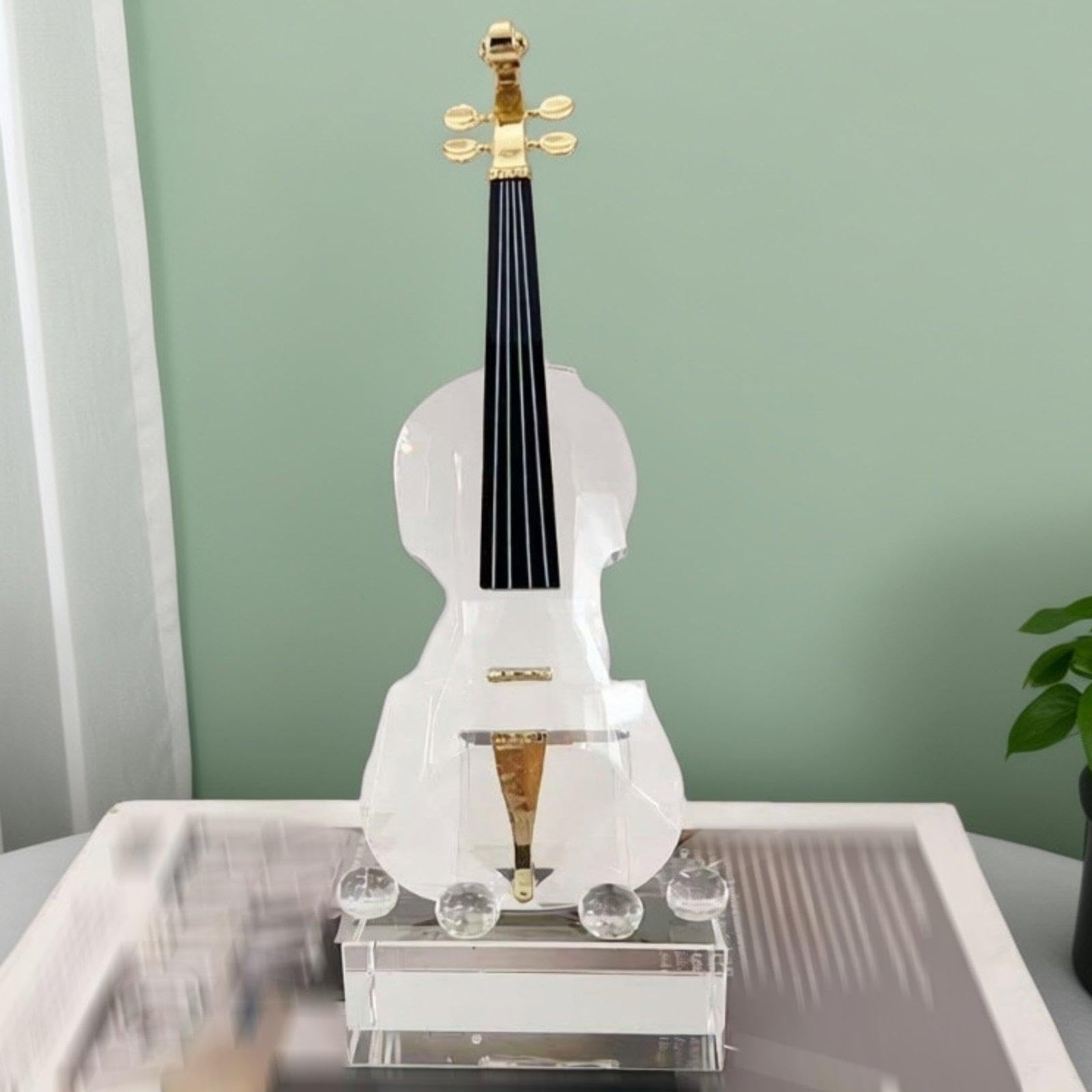 Scultura di Violino, Decorazione Della Tavola, Articoli per Feste, Musica