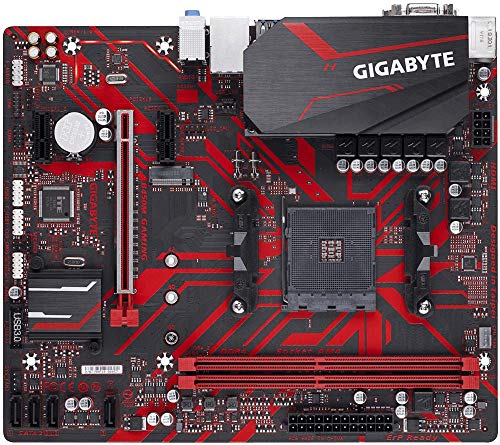 Image of GIGABYTE B450M Gaming Motherboard with Hybrid Digital PWM, GIGABYTE Gaming LAN with Bandwidth Management, PCIe Gen3 x4 M.2, 7-Colors RGB LED Strips Support