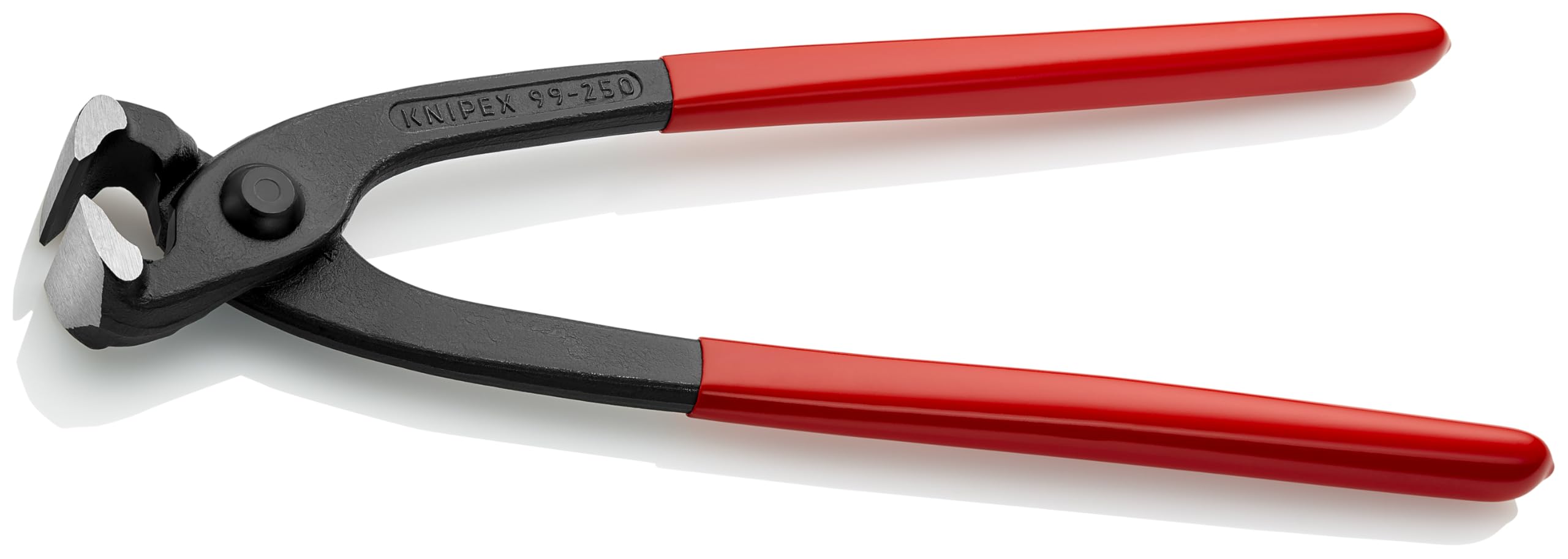 KNIPEX Concreters' Nippers, Red and Silver, 10-Inch - Image 3