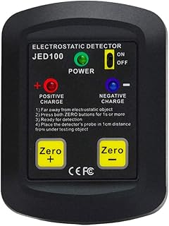 dsfen Palm-Size Electrostatic Detector Portable Electrostatic Tester Electrostatic Analyzer 100V~20KV ESD Test Meter Gauge