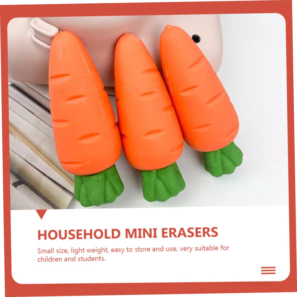 Abaodam 15stücke Kawaii Mini Früchte Radiergummis Kreative Erdbeere Mango Und Karotte Multifunktionale Schulbedarf Radierer Für Studenten Für Klassenzimmer Und Büro