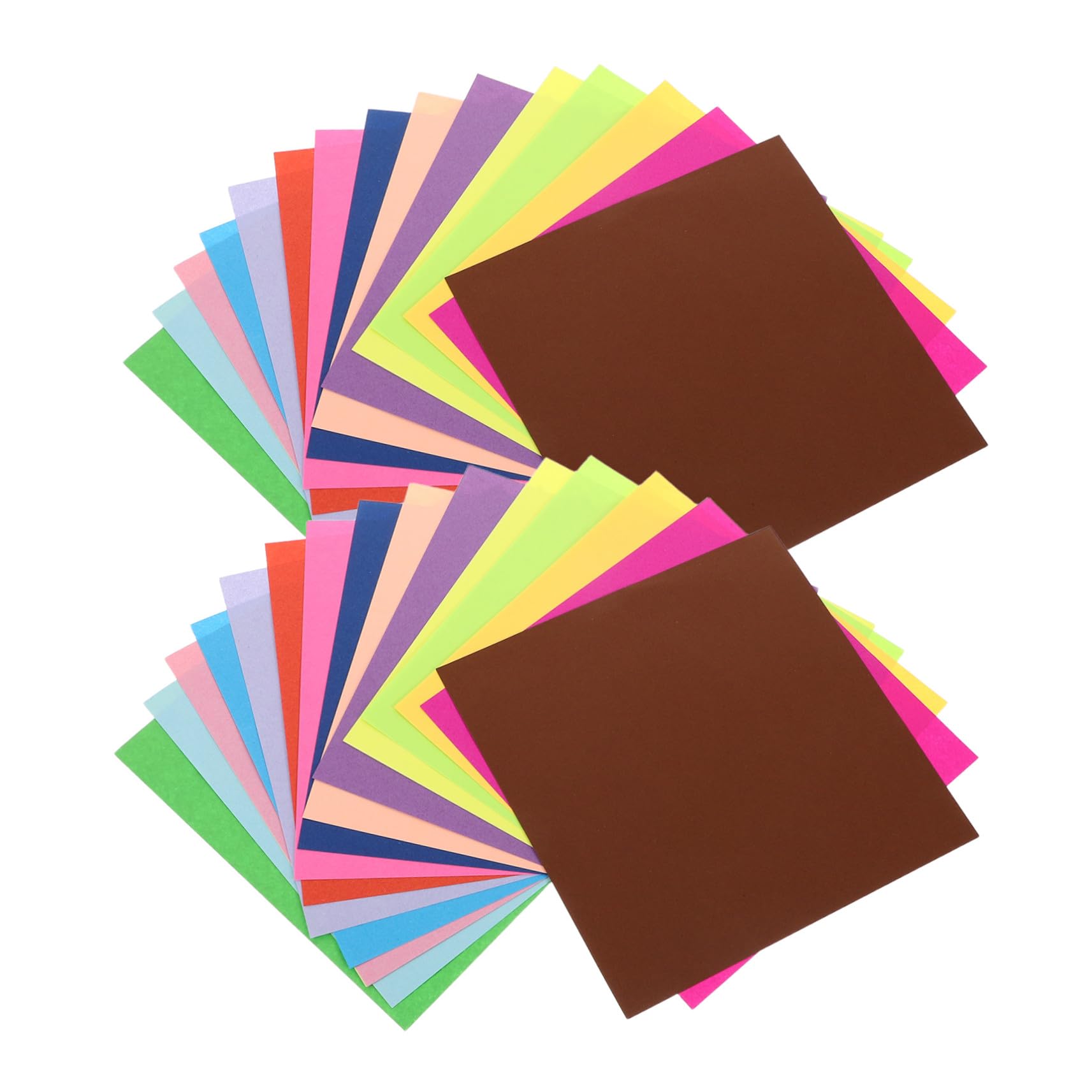 15cm Quadratisches Origamipapier Farbig Doppelseitig Basteln für Kinder 600 Blatt