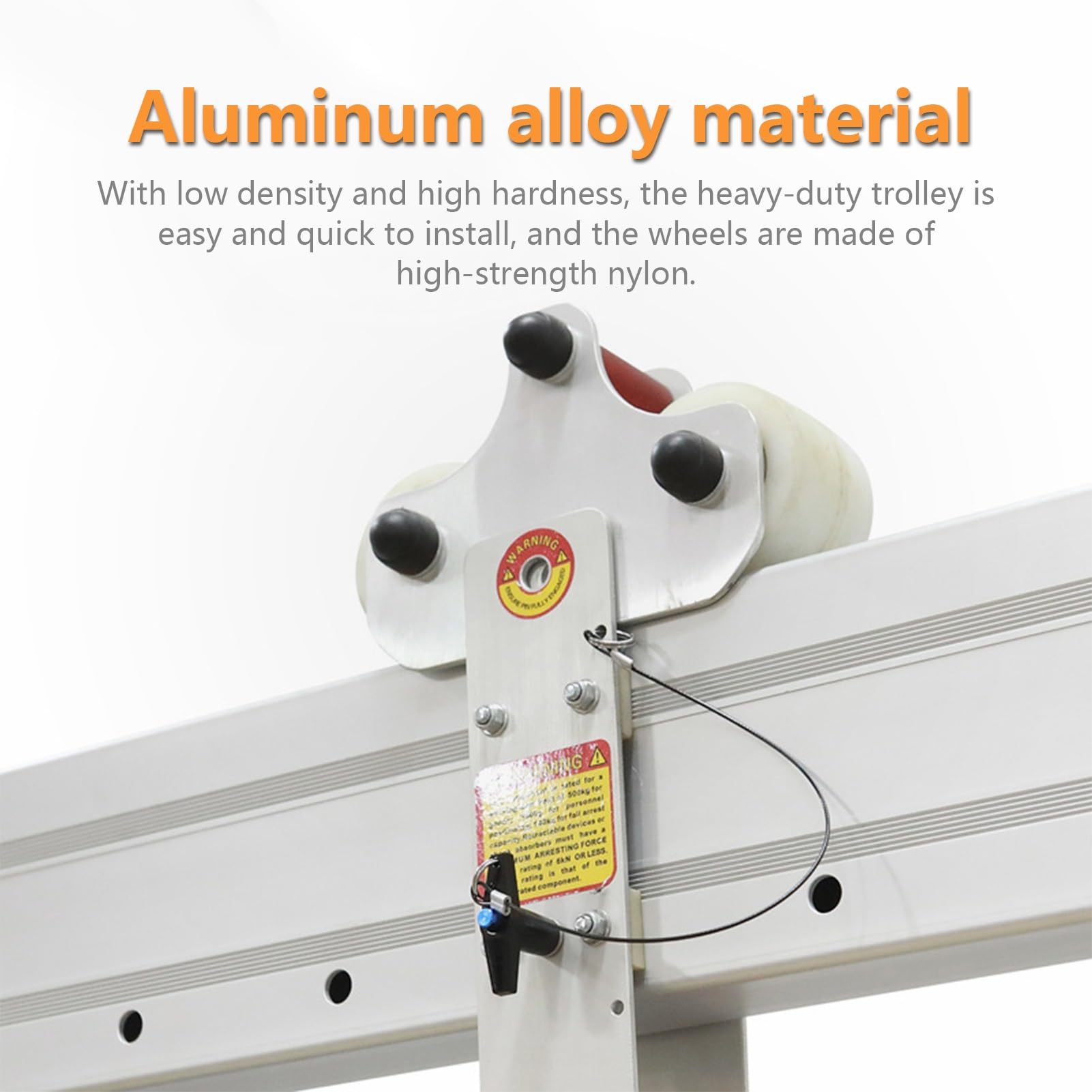 Portalkran mit einer Tragfähigkeit von 550–2200 lb, faltbarer Struktur aus Aluminiumlegierung, tragbarem Design, ausgestattet mit Lenkrollen for Mobilität(880lb/400kg)