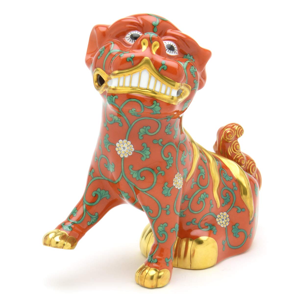 Amazon.co.jp: ヘレンド(Herend) 狛犬(ペア) 置き物 西安の赤(G