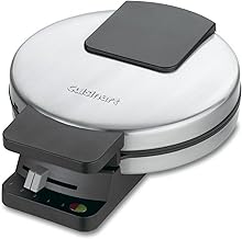 Cuisinart Waffle Maker, 1250W Round Classic Waffle Iron, 5-Setting Adjus...