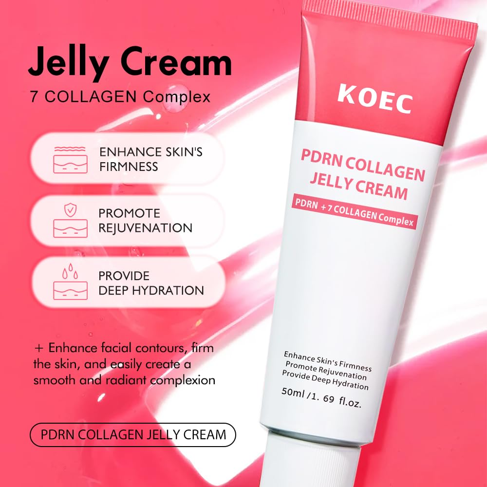 Amazon.com: KOEC PDRN Collagen Jelly Cream with 7 Collagen Complex