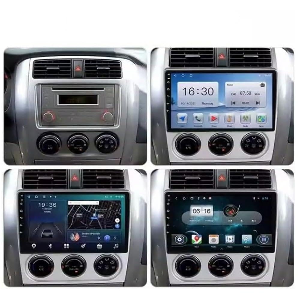Ekran Carplay dla Suzuki Liana 2007-2013 Przenośne Radio Samochodowe Z Ekranem Dotykowym Hd, Funkcją Mirror Link I Carplay;, 4 Rdzeń 2G+32G