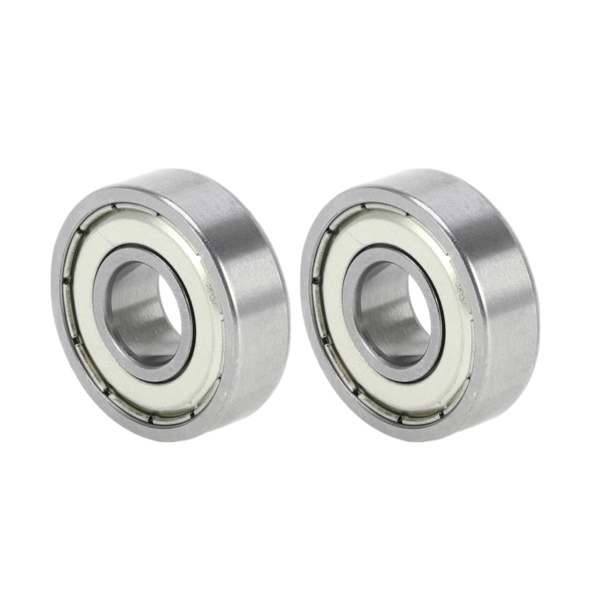 ACROPIX 6000ZZ Deep Groove Ball Bearings P6 10x26x8mm Lubricated Bearings Double Metal Seal Silver Tone Scooter Skateboard Wheel - Pack of 2