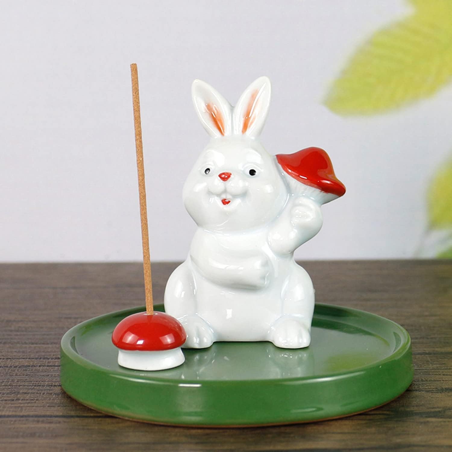 Amazon｜お香立 お線香立 香立 お香置き 線香立て 可愛い猫柄 兎柄 香