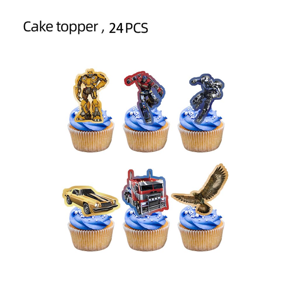 Photo 1 of ZGYDNM 24pcs Children Cake Toppers Cupcake Toppers Cake Decorations,Children Birthday Party Supplies Decorations (19)