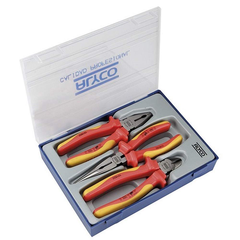 ALYCO 101862 - Juego 3 alicates aislados alta potencia con plast