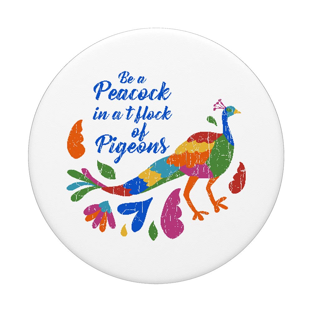 Amazon.com: Be A Peacock In A Flock Of Pigeons Fun Birds Lover
