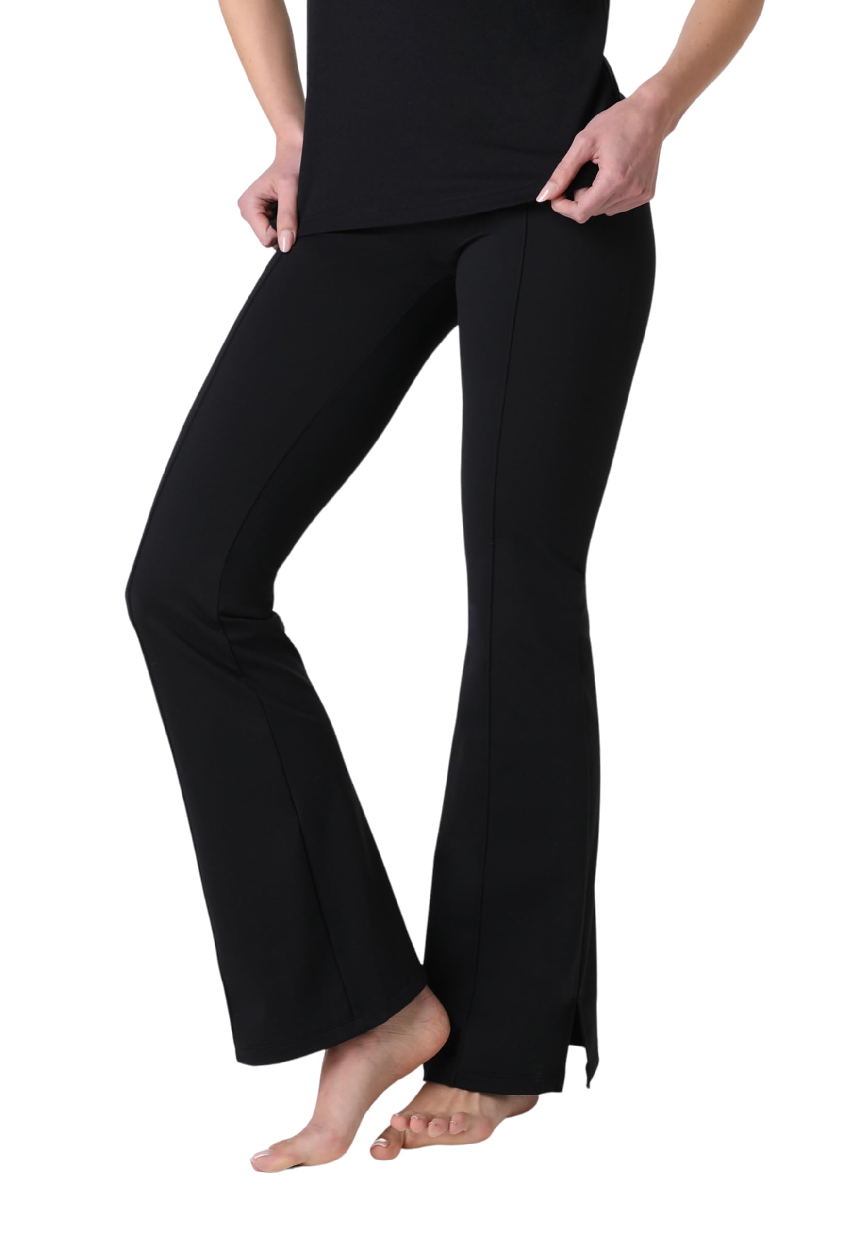 Lovable Pantaloni Sportivi Aderenti A Zampa – Jersey Morbido E Traspirante Per Yoga, Pilates E Palestra – Donna Active Comfort