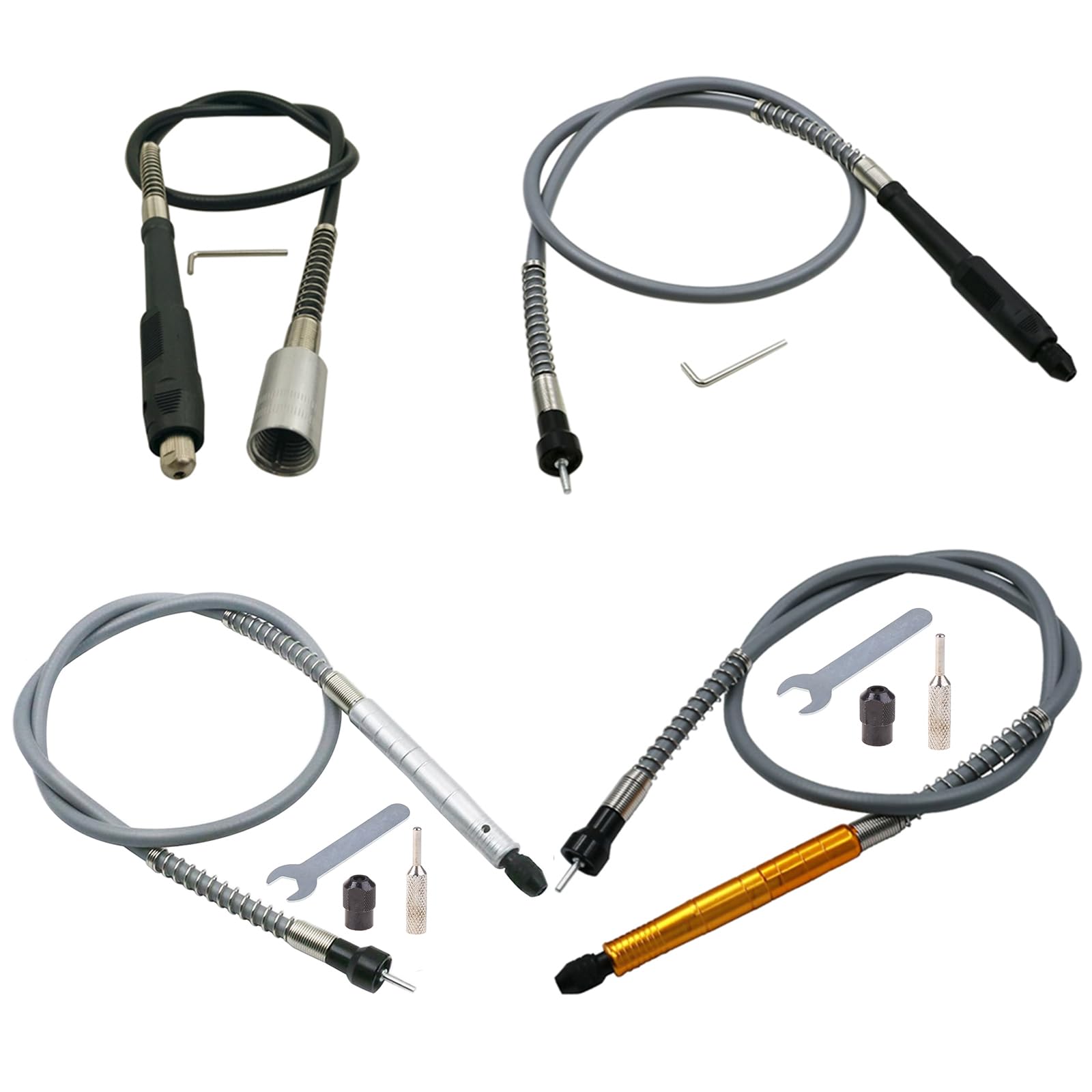 Adaptateur d'arbre de fixation flexible pour perceuse câble d'extension et outil de meuleuse rotative, accessoires de meuleuse électrique